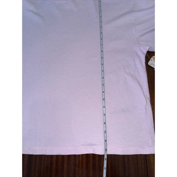 Free People Movement Tackle Tee Women's Size Medium Pink Oversized NWT Logo - Picture 9 of 9